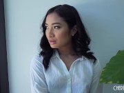 Hot and Horny Petite Asian Girl Avery Black Serves Charles With Papers and a Blowjob Before Fucking Him Hardcore 3/16