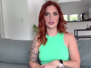 Hot Redhead Neighbor with Big Ass Needs Advice - Fucked RAW by Big Dick and Gets HUGE Creampie 5/16