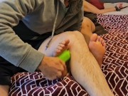 Sexy milf gets tickled then fucked good 9/16