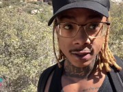 Luna Baby and Flaxk hiking in Las Vegas for a public fuck and facial 2/16
