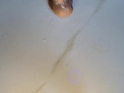 Squirt multiple times all over hotel room floor 15/16