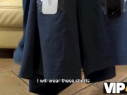 VIP4K. Wife takes into trimmed pussy in front of much older husband 8/16