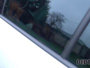 DEBT4k. Victoria Pure seduces collector to avoid vehicle impoundment 4/16