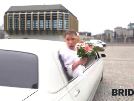 BRIDE4K. Slender bride doesn't want to disappoint her husband so she gets a sex lesson