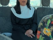 MILF & UBER ep.3 - Fake Milf Nun Uses Uber Driver for Her fetish Pleasure 1/16