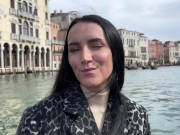 Eva fucks with a stranger in Venice 1/16