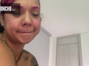 Sexy Latina Teen Strippers Purr in Threesome, With Bareback Action 8/16