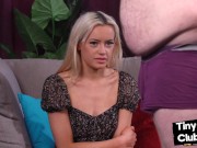 SPH CFNM domina jerks small cock guy 4/16