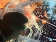 Big Tit Helen Washing Cars With Her Tits 16/16