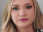 Hot Blonde Teen Rides Hung Stud's Cock 3/16