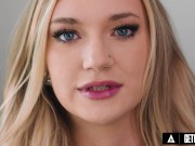 Hot Blonde Teen Rides Hung Stud's Cock 4/16