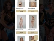 The girlfriends bragged about the underwear ALINE and then got excited and caressed each other 2/16