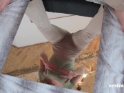 Ersties - Fabienne spritzt den Spiegel nach Fisting und Doppel-Penetration voll 3/16