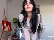 Ersties - Hot Babe Masturbates With a Dildo While Watching Porn 11/16