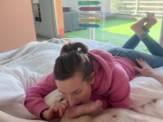 I have to suck him to get him out of bed 8/16