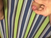 Almost Busted masturbating While Laying In The Hammock 15/16