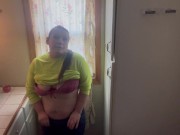 Pretty face plays with herself 2/16