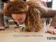 TUTOR4K. Busty English tutor rides and sucks dick like a wild whore 7/16