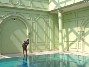 Swimmers art in the pool with the best Irina Russaka 2/16