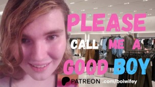 femboy NEEDS male approval & cock