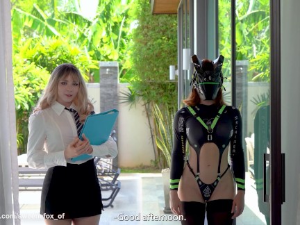 Cute Red-Haired Android Project QT Showed You Her Hidden Functions (RECOMMEND TO VIEW!)