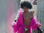 Brazilian bombshell Selva gets a cum load! 3/16