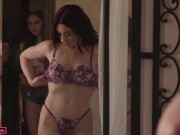 GIRL GIRL XXX - Horny Lesbian MILF Puts The Moves on Her BFF's Step Daughter