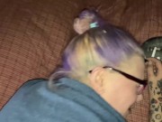 Smoking bbw takes cock doggystyle for a juicy creampie 11/16