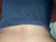 Smoking bbw takes cock doggystyle for a juicy creampie 15/16