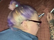 Smoking bbw takes cock doggystyle for a juicy creampie 2/16