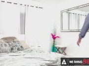 WE SWING BOTH WAYS - Husband Teaches Her Busty Wife McKenzie Lee How To Take Dick 1/16