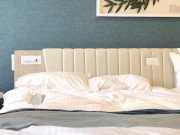 教え子の新しいミント色の紐パンに萌え萌え、珍しく激しいセックスで５回イキの一部始終（前半） 〜手マンに喘ぎまくりで一度イかせてからの騎乗位合体。アングル変えてのおっぱい攻めから奥深くに突きまくり～ 3/16