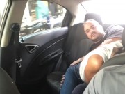 I give my boyfriend a wonderful blowjob in the back seat of the Uber 14/16