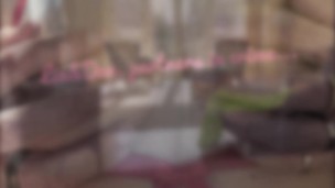 Tradwife recorded cleaning the house