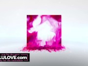 Bare feet babe blowing nose behind the porn scenes in podcast episode about sinus infection & comedy classes - Lelu Love 14/16