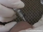 Amateur blond babe plays the doctor in this medical fantasy 3/16