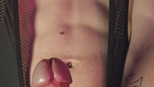 sexy jock edges his big HOT throbby cock 4 U