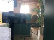 PREGNANT - MY SLUT NEIGHBOR SAW I WAS FILMING  WITH MY PHONE - SHE FILMED CLOSER
