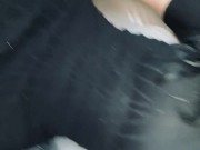 Pussy playing while driving to meet my family 12/16