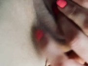 Pussy playing while driving to meet my family 7/16