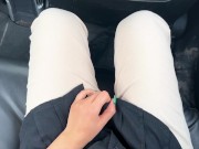 میشه بزنی کنار سکس کنیم؟  دلم یه سکس خفن یه بکن سر حال میخواد / Real Car Fingering - Ask For Fucking 1/16