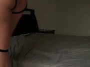 Mommy's pussy enjoys and cums with a vibrator in doggy style pose 9/16