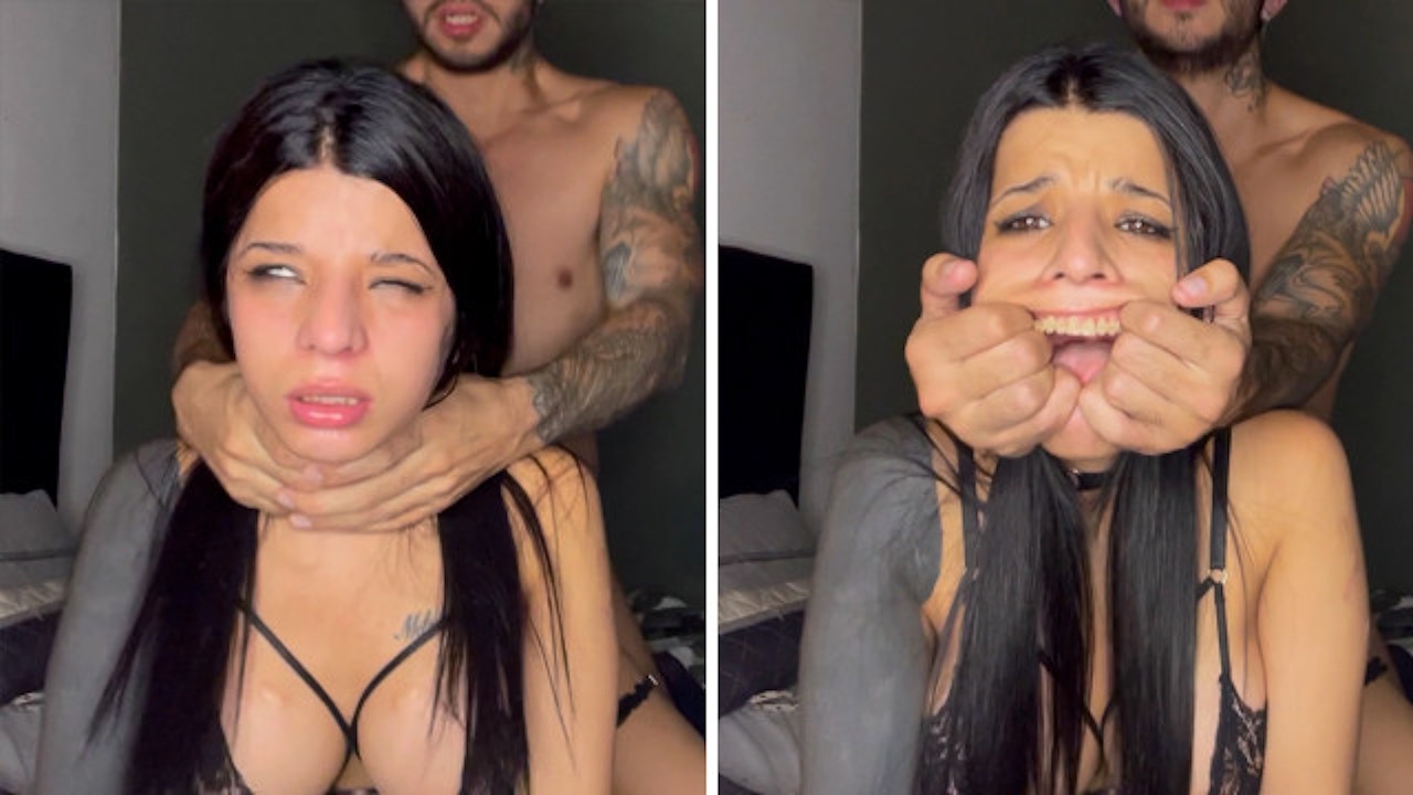 7 Days of Submissive Training! Day 6: I cant breathe! Breath Control and  Creampie in DogStyle!