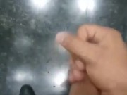 masturbandome en el baño