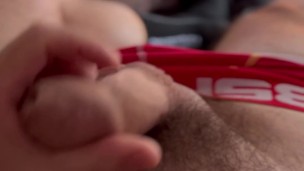 Jerking off my beautiful uncut dick on a beautiful sunny morning