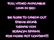 Bisexual Orgy- Steve Rickz, Drake Von and Rosalyn Sphinx 15/16
