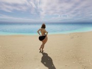 Cheating MILF gets fucked on a private beach 5/16