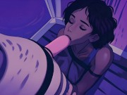 Anime Girl Curly Rican gets dominated by the PURGER 13/16