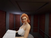 Having sex with my teacher in the elevator 7/16