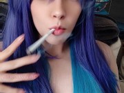Cute Egirl Smoking in your face (full vid on my ManyVids/0nlyfans)